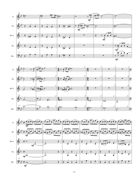 Horn (or Bassoon) Wind Quartet #5