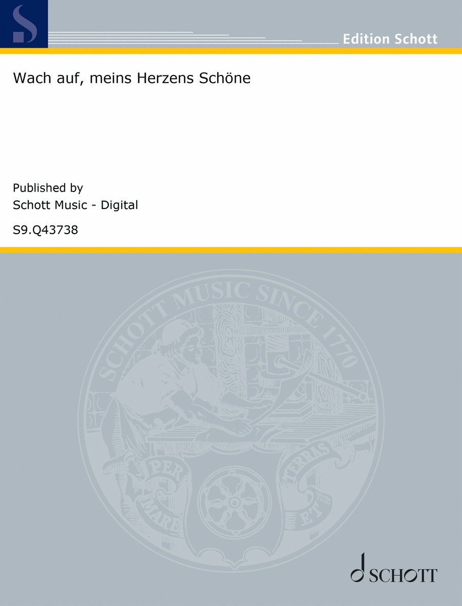 Book cover for Wach auf, meins Herzens Schöne