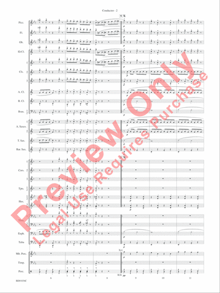 Fiddle-Faddle Concert Band scores gallery preview page 4