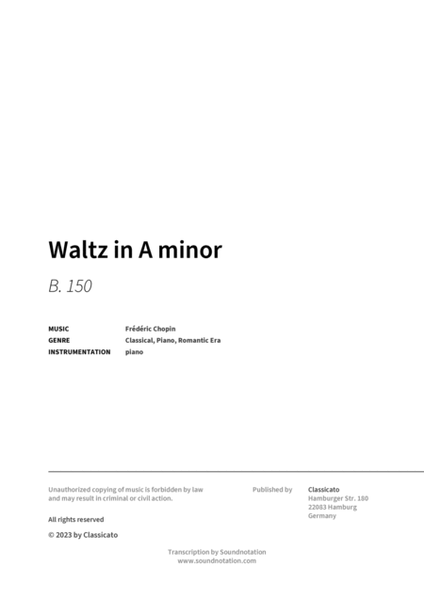 Waltz in A minor image number null