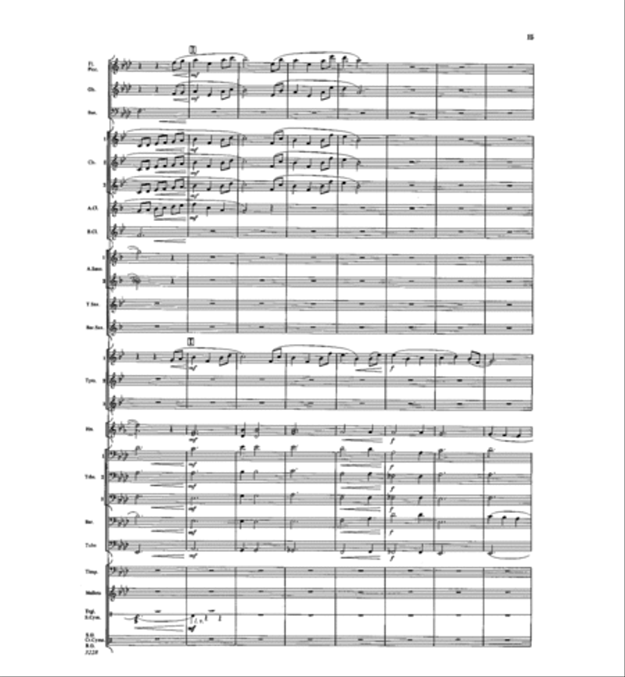 A Bayside Portrait Concert Band scores gallery preview page 14