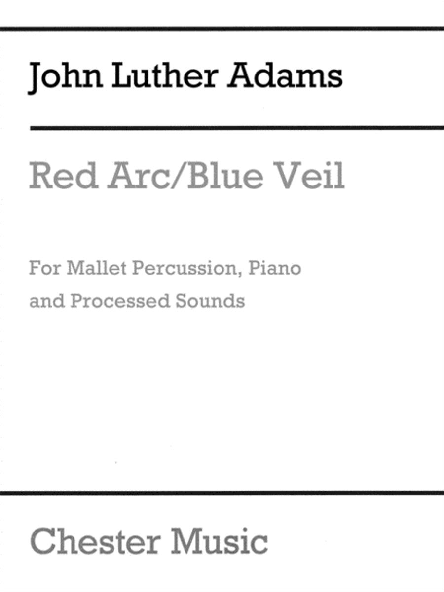 Red Arc/Blue Veil Red Arc/Blue Veil Piano scores gallery preview page 1