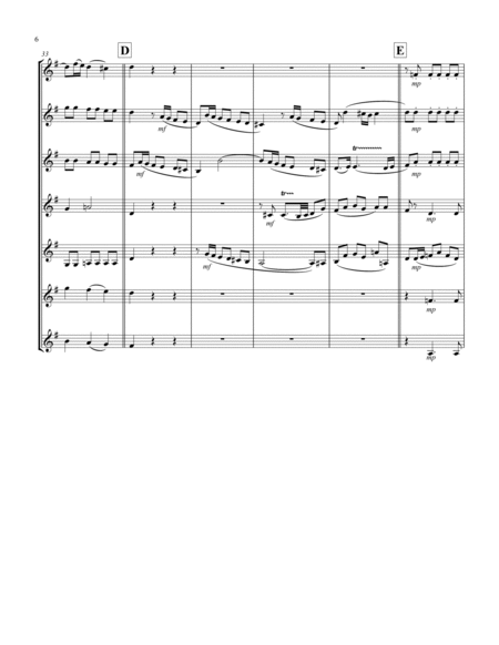 Recordare (from "Requiem") (F) (Clarinet Septet)