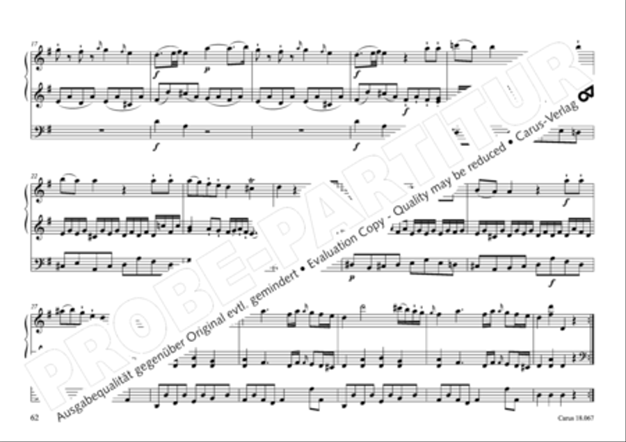 17 Church sonatas Organ Solo scores gallery preview page 63