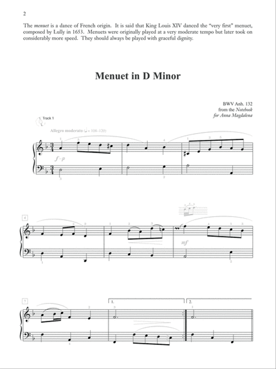 Bach -- First Book for Pianists Piano Solo scores gallery preview page 2