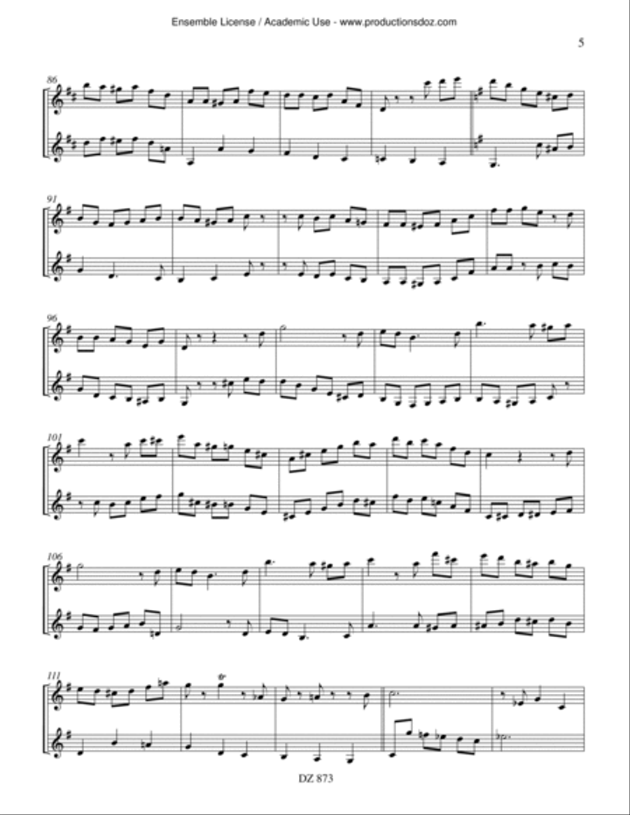 Bajo la parra, Ladino Bajo la parra, Ladino Classical Guitar scores gallery preview page 5