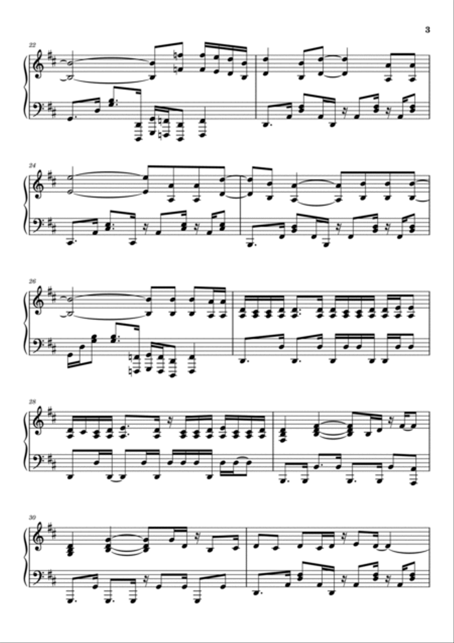 Sacrifice sheet music (intermediate) for piano solo (chords, lyrics, melody)