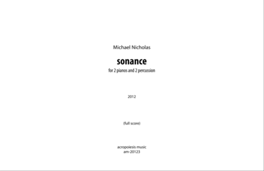 sonance Small Ensemble scores gallery preview page 1