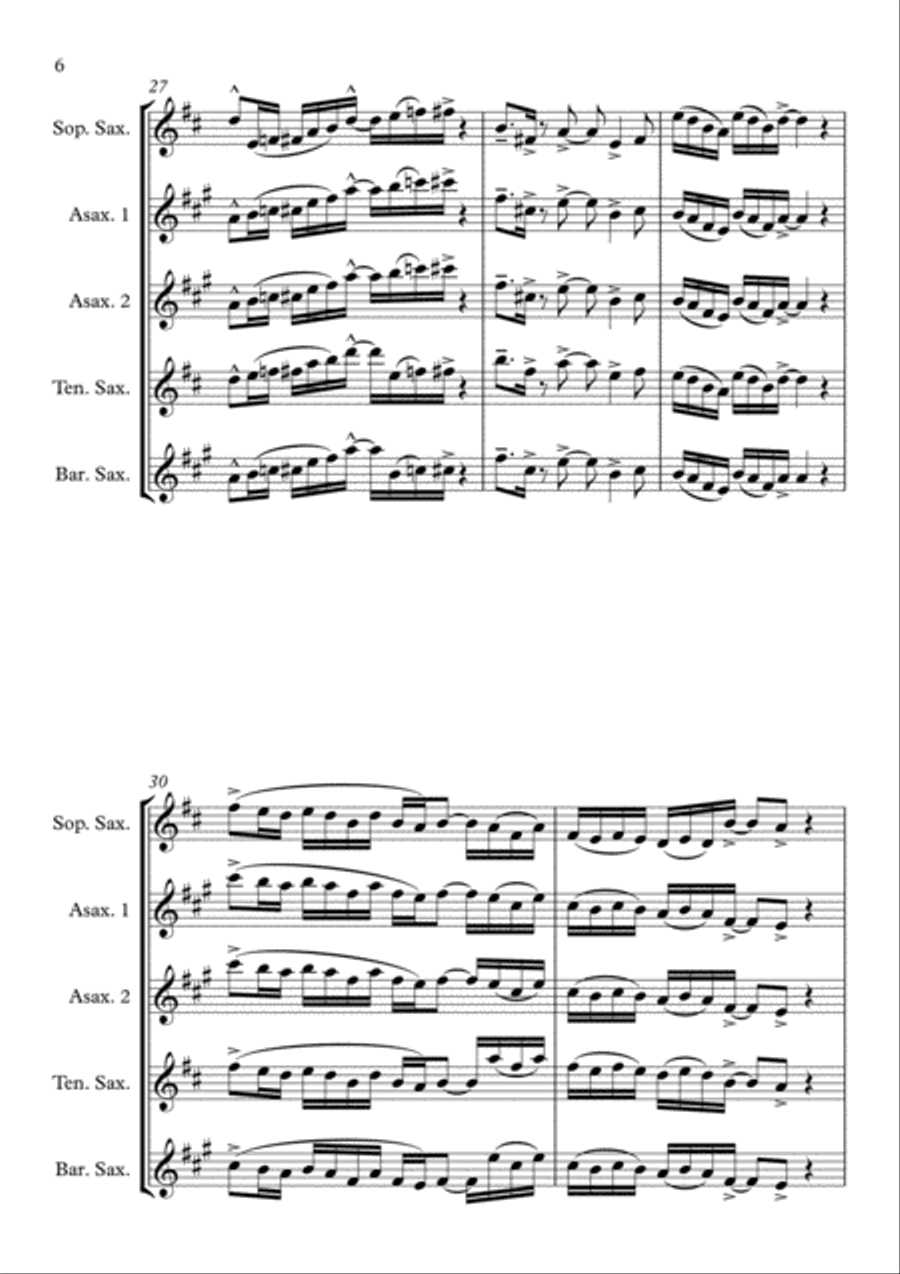 Sir Duke Sir Duke Woodwind Trio scores gallery preview page 6