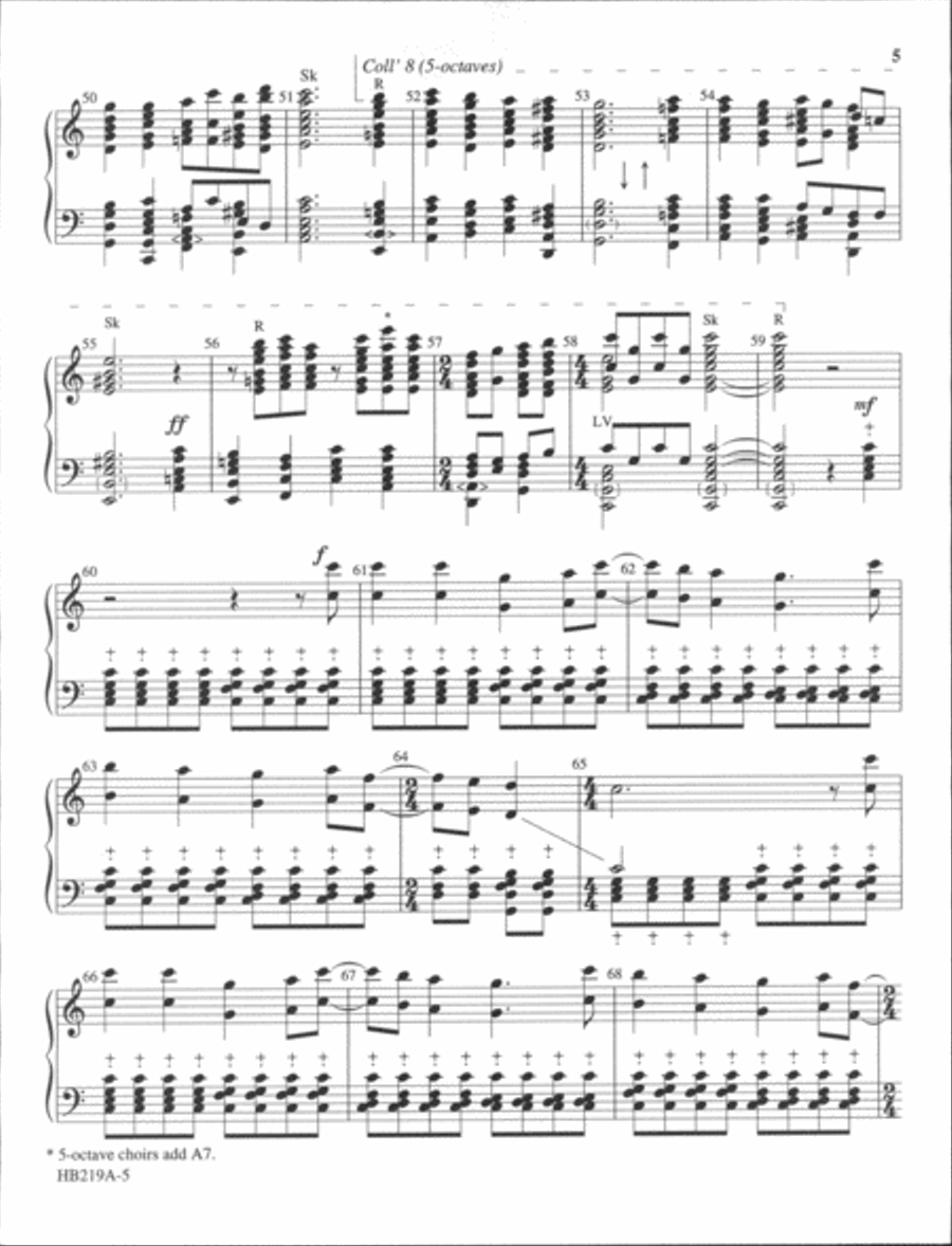 A Mighty Fortress Is Our God - handbell part 5-Octaves scores gallery preview page 5