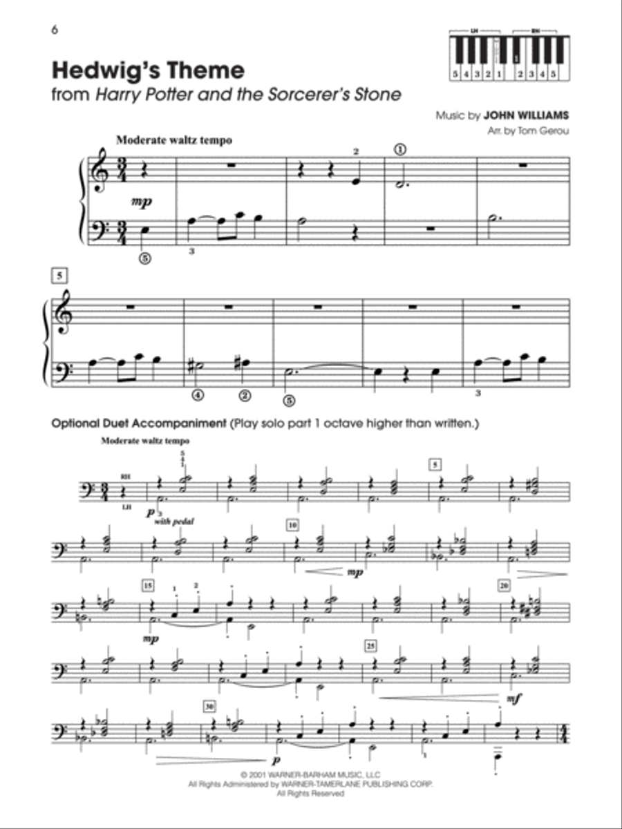 Harry Potter Magical Music Piano Solo scores gallery preview page 2