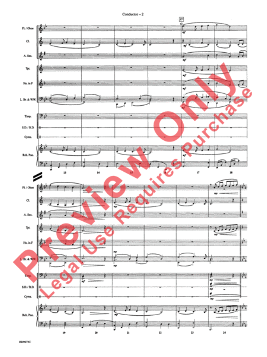 In the Bleak Midwinter Concert Band scores gallery preview page 5