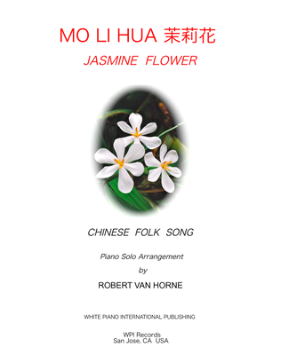 Book cover for Mo Li Hua 茉莉花 (Jasmine Flower) Piano