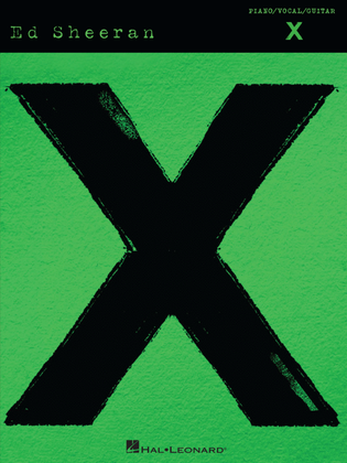 Book cover for Ed Sheeran - X