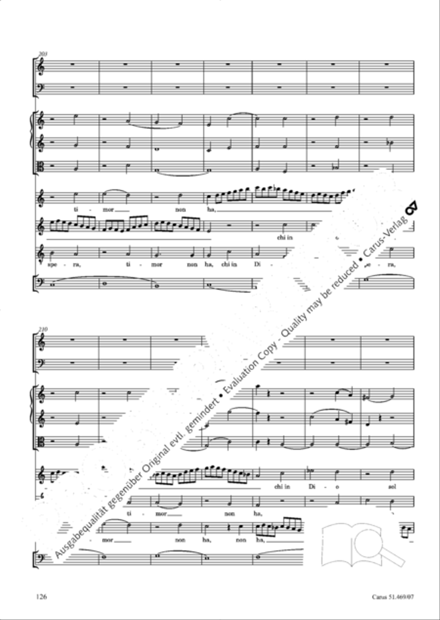 Davide penitente 4-Part scores gallery preview page 139