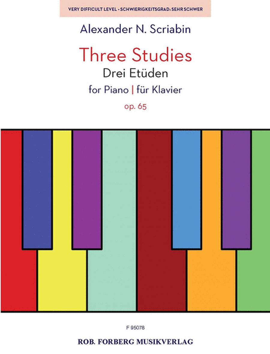 Three Studies op. 65