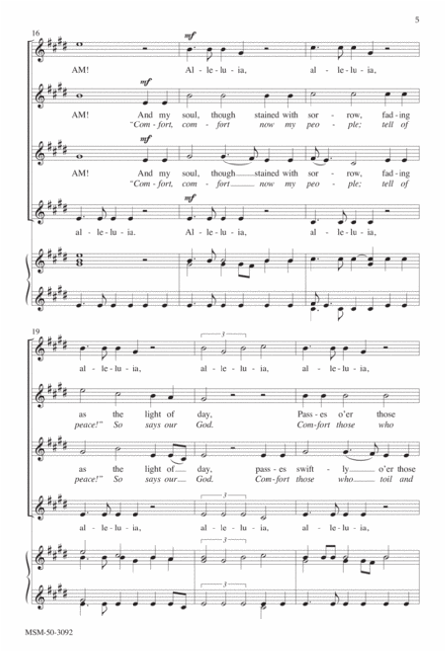 Hark! I Hear the Harps Eternal SSAA scores gallery preview page 4