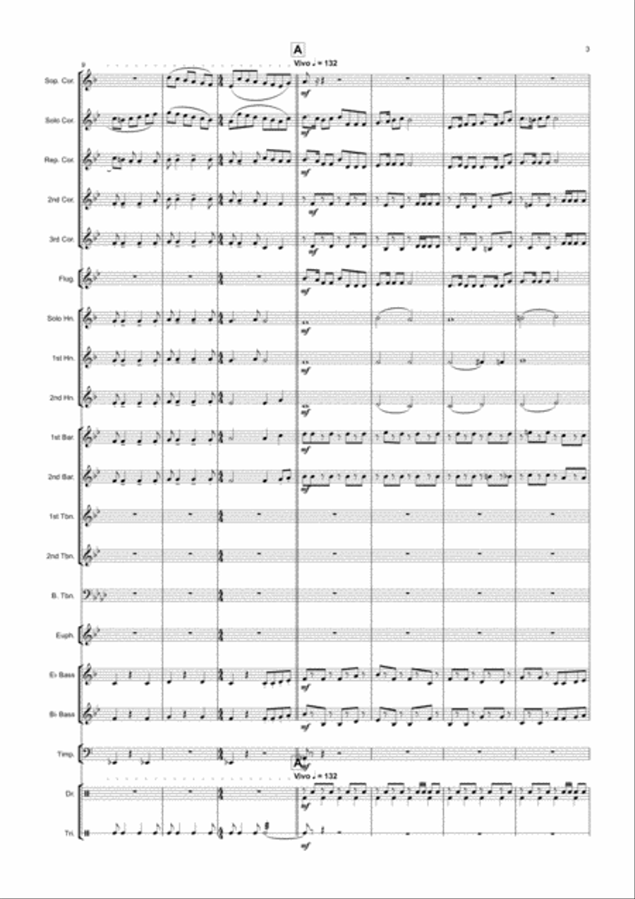 American Traveller Brass Ensemble scores gallery preview page 3