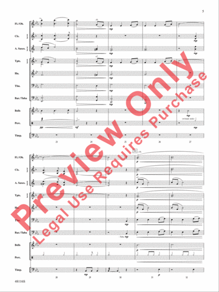 The Cuckoo The Cuckoo Concert Band scores gallery preview page 6