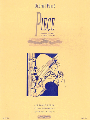 Book cover for Piece (flute & Guitar)