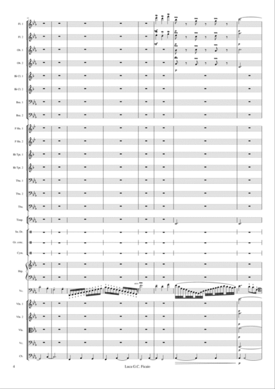 SUITE PER VIOLOCELLO VORTEX OPERA 30 Full Orchestra scores gallery preview page 6