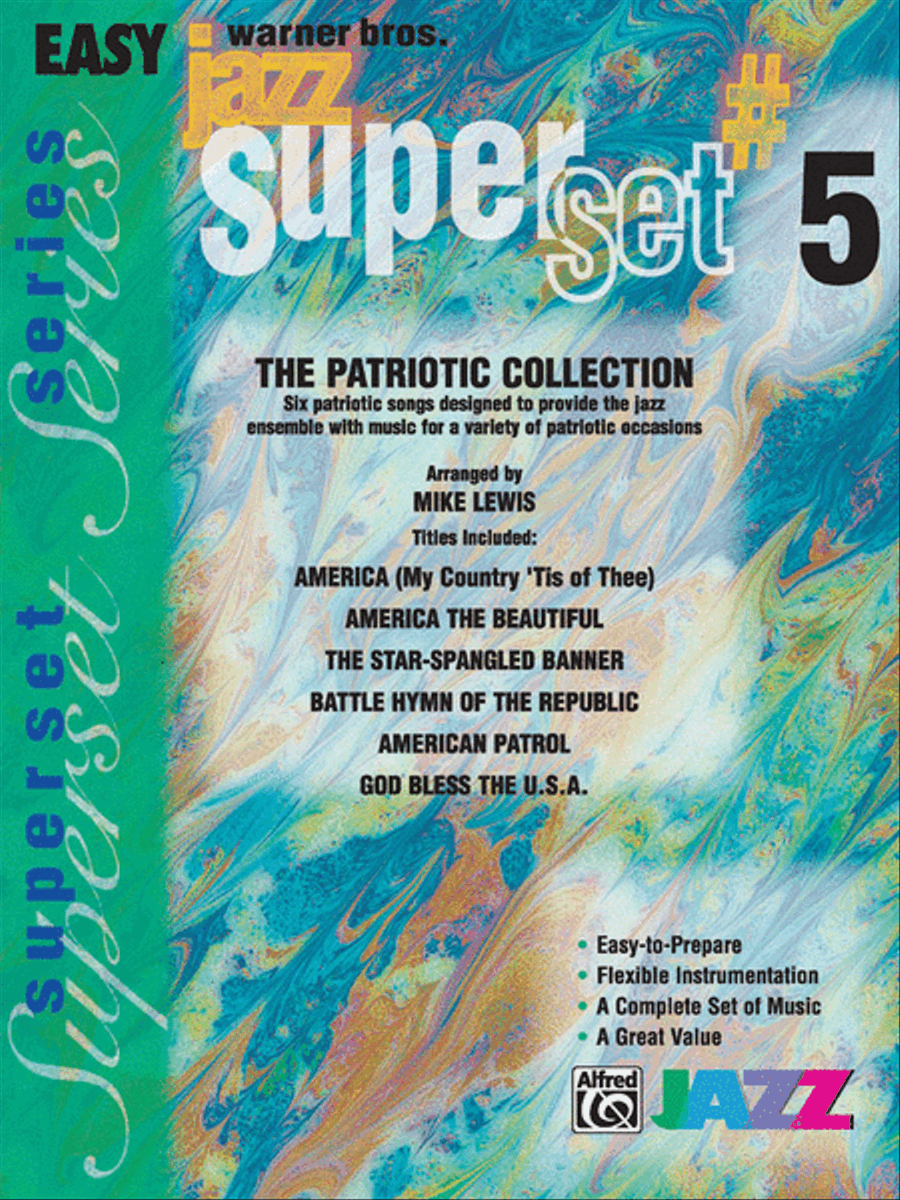 Superset #5: The Patriotic Collection (Medley) Jazz Ensemble scores gallery preview page 1