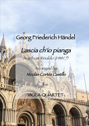 Book cover for Lascia ch'io pianga for Viola Quartet