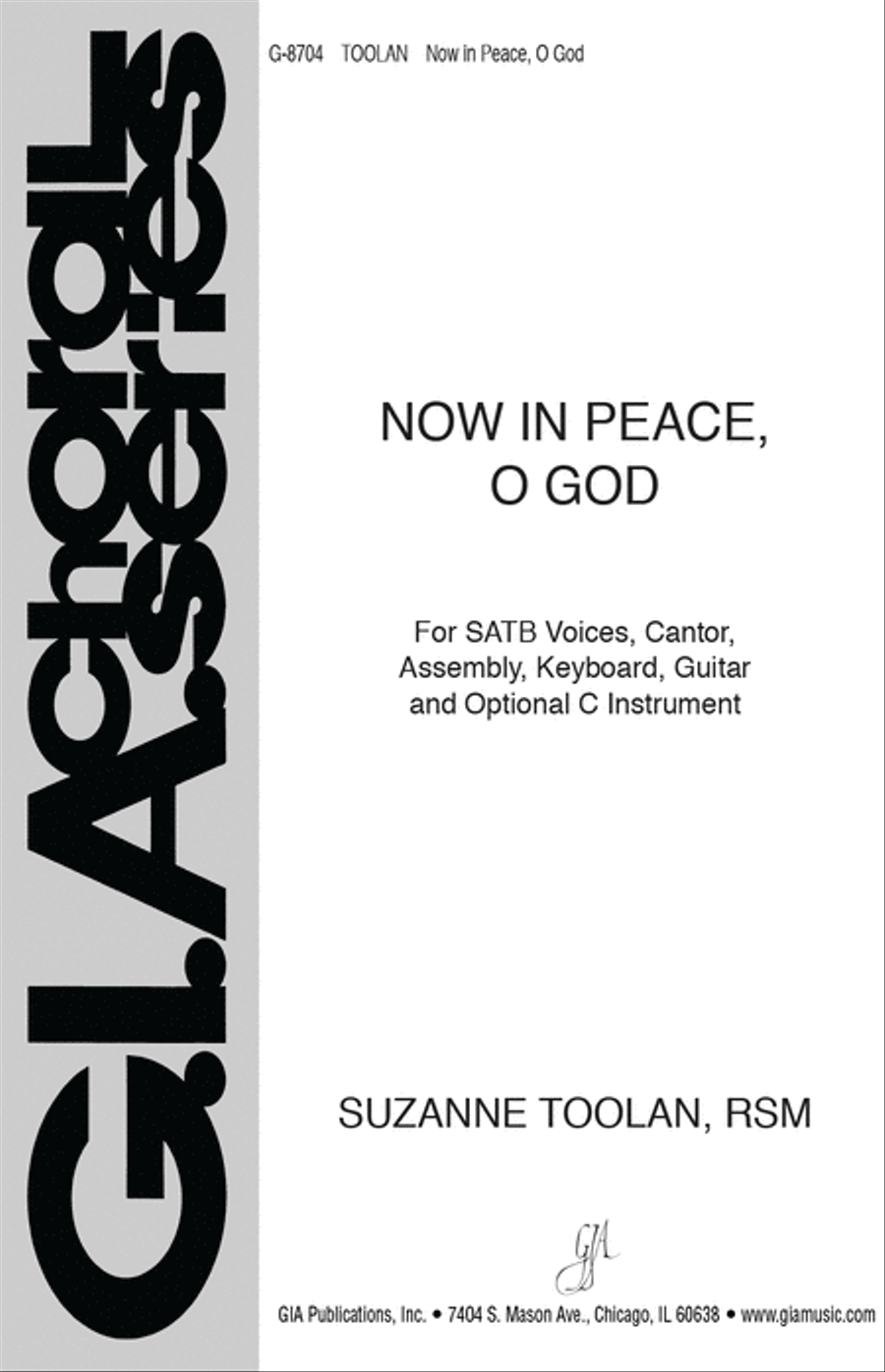 Now in Peace, O God 4-Part scores gallery preview page 1