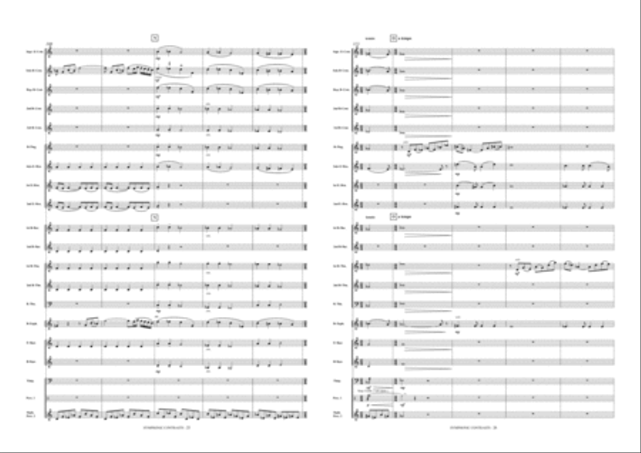 Symphonic Contrasts Brass Band scores gallery preview page 14