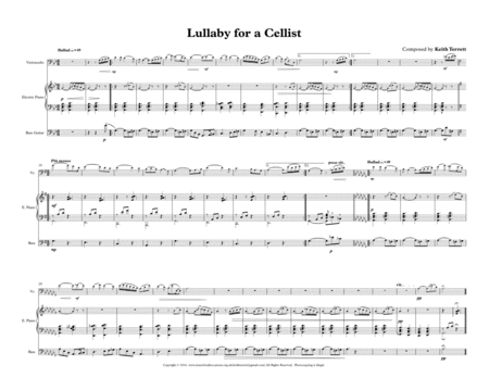 Lullaby for a Cellist, Piano & Double Bass image number null