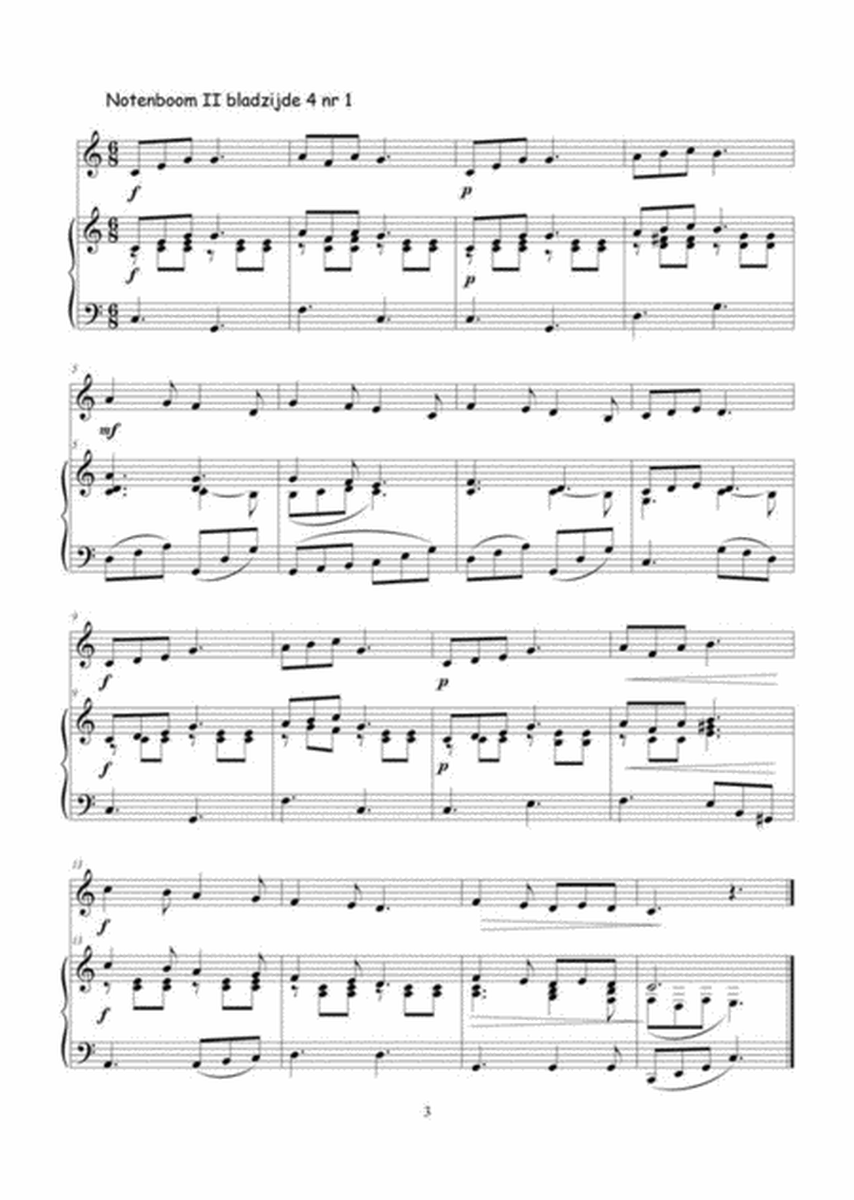 De Notenboom 3 - Pianobegeleidingen