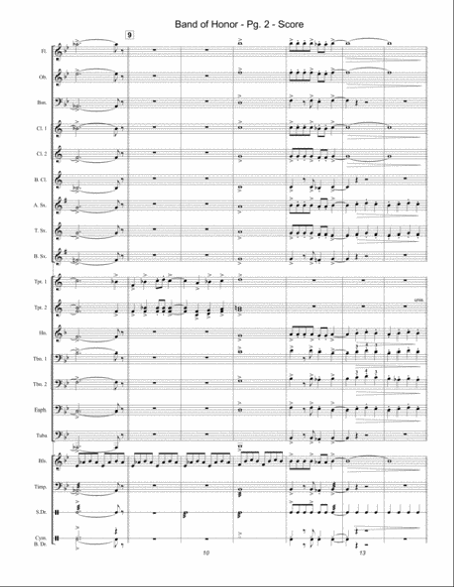 Band of Honor Band of Honor Concert Band scores gallery preview page 3
