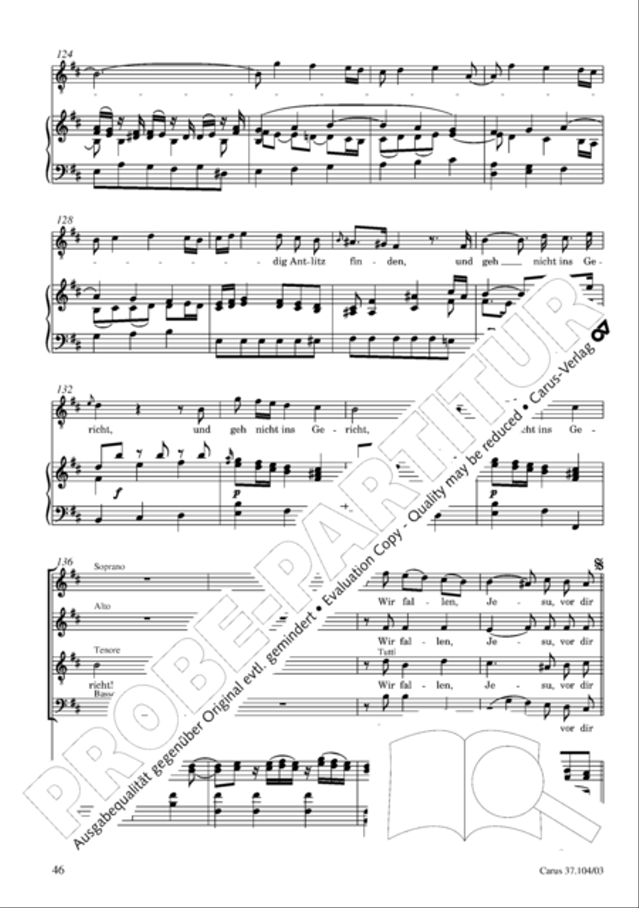 Ein Lammlein geht und tragt die Schuld 4-Part scores gallery preview page 47