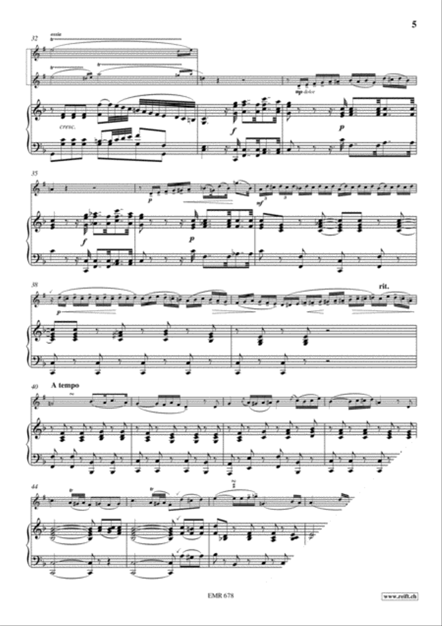 Romanze Op. 50 Romanze Op. 50 Trumpet Solo scores gallery preview page 5