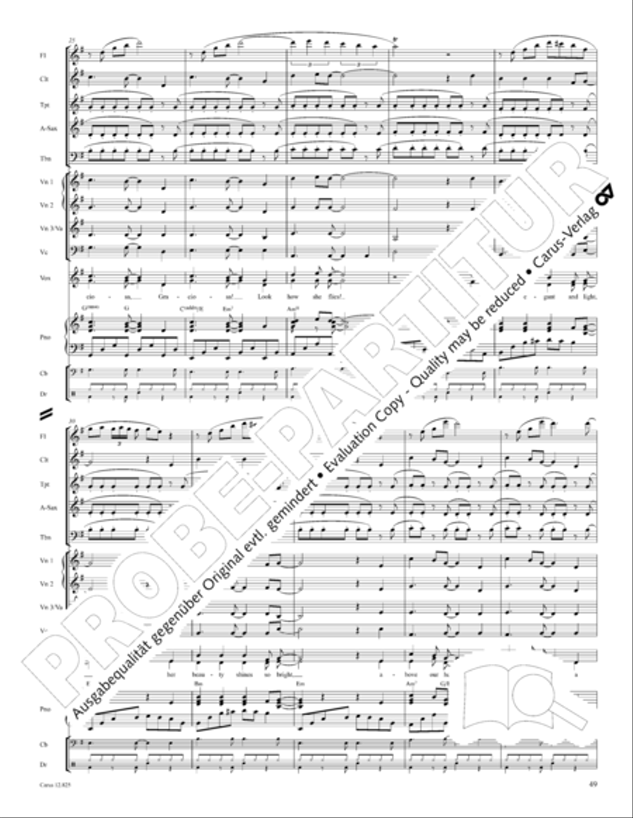 Circus Allegro Circus Allegro Choir scores gallery preview page 50