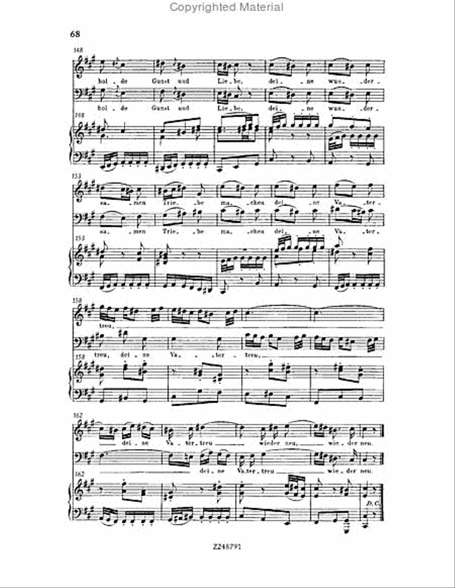 Christmas Oratorio, BWV 248 Choir scores gallery preview page 67