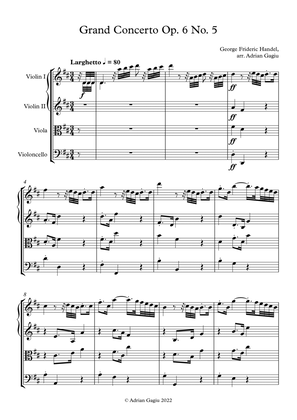 Concerto grosso in D major op. 6 no. 5