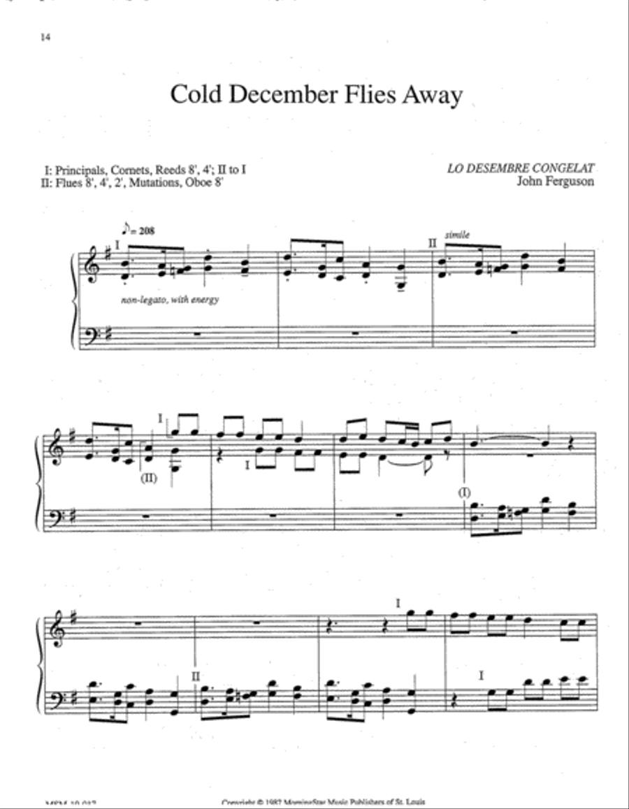 Music for Manuals - Advent, Christmas, Epiphany Organ scores gallery preview page 4