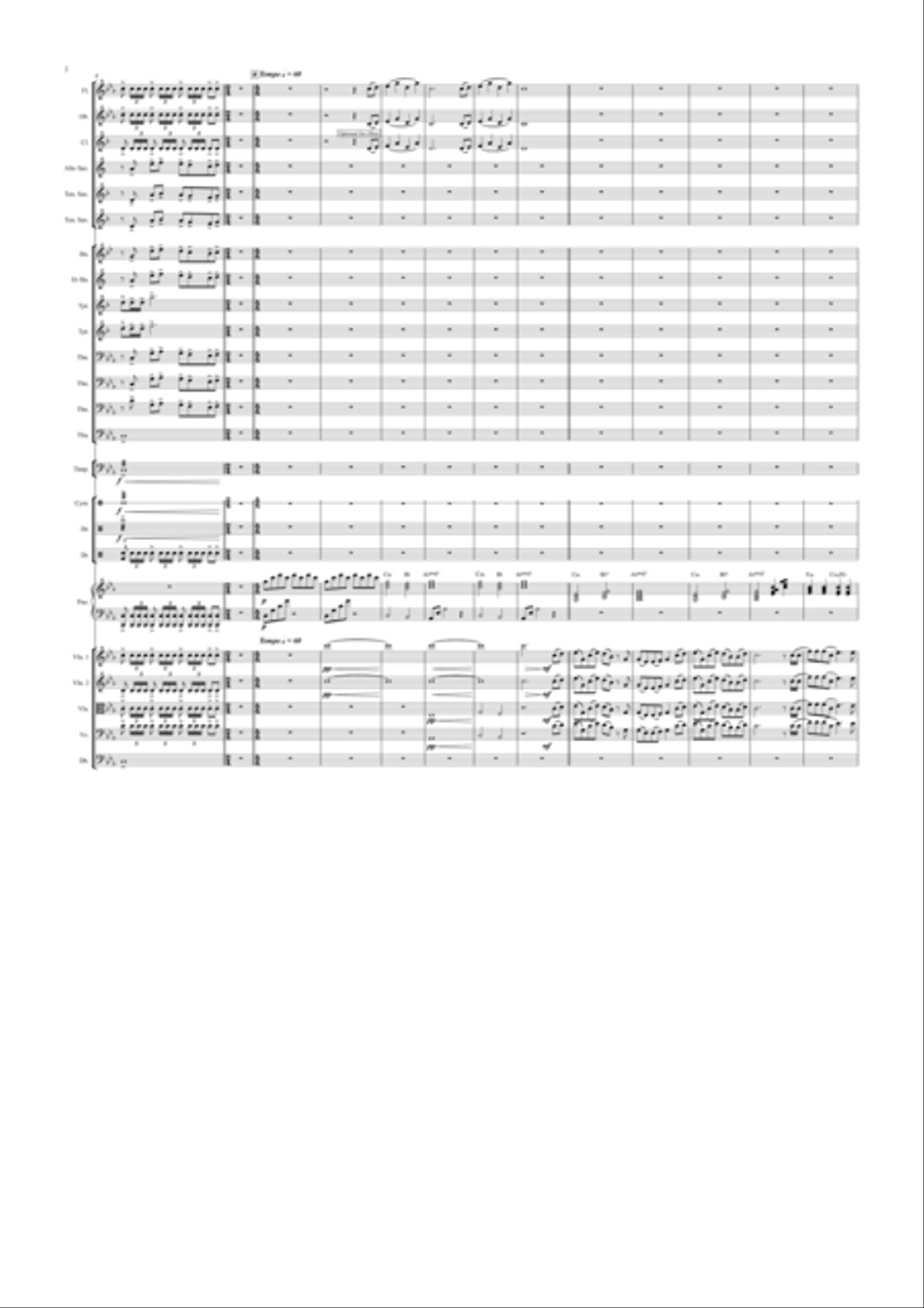 Via Dolorosa Via Dolorosa Full Orchestra scores gallery preview page 2