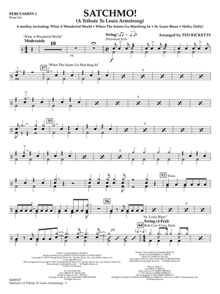 Satchmo! - A Tribute to Louis Armstrong (arr. Ted Ricketts) - Percussion 1