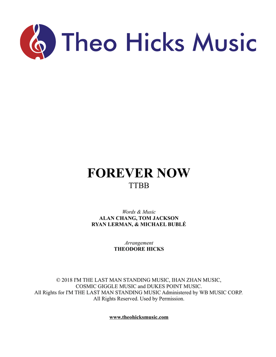 Forever Now TTBB scores gallery preview page 1