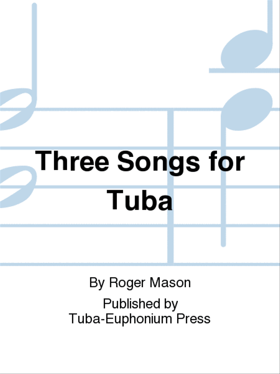 Three Songs for Tuba Tuba scores gallery preview page 1