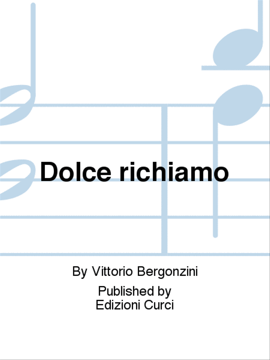 Dolce richiamo Piano Solo scores gallery preview page 1