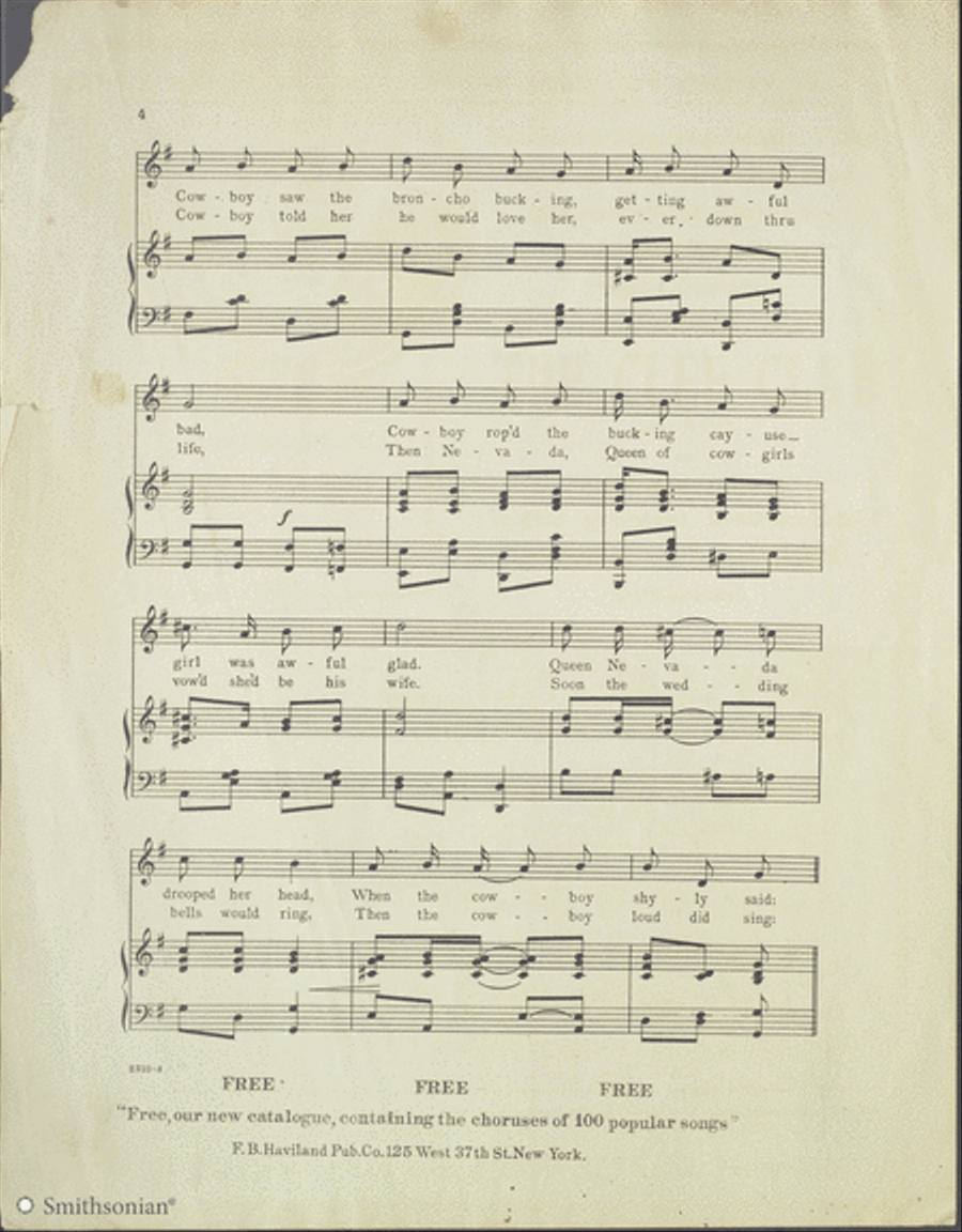 Nevada Piano, Vocal scores gallery preview page 4