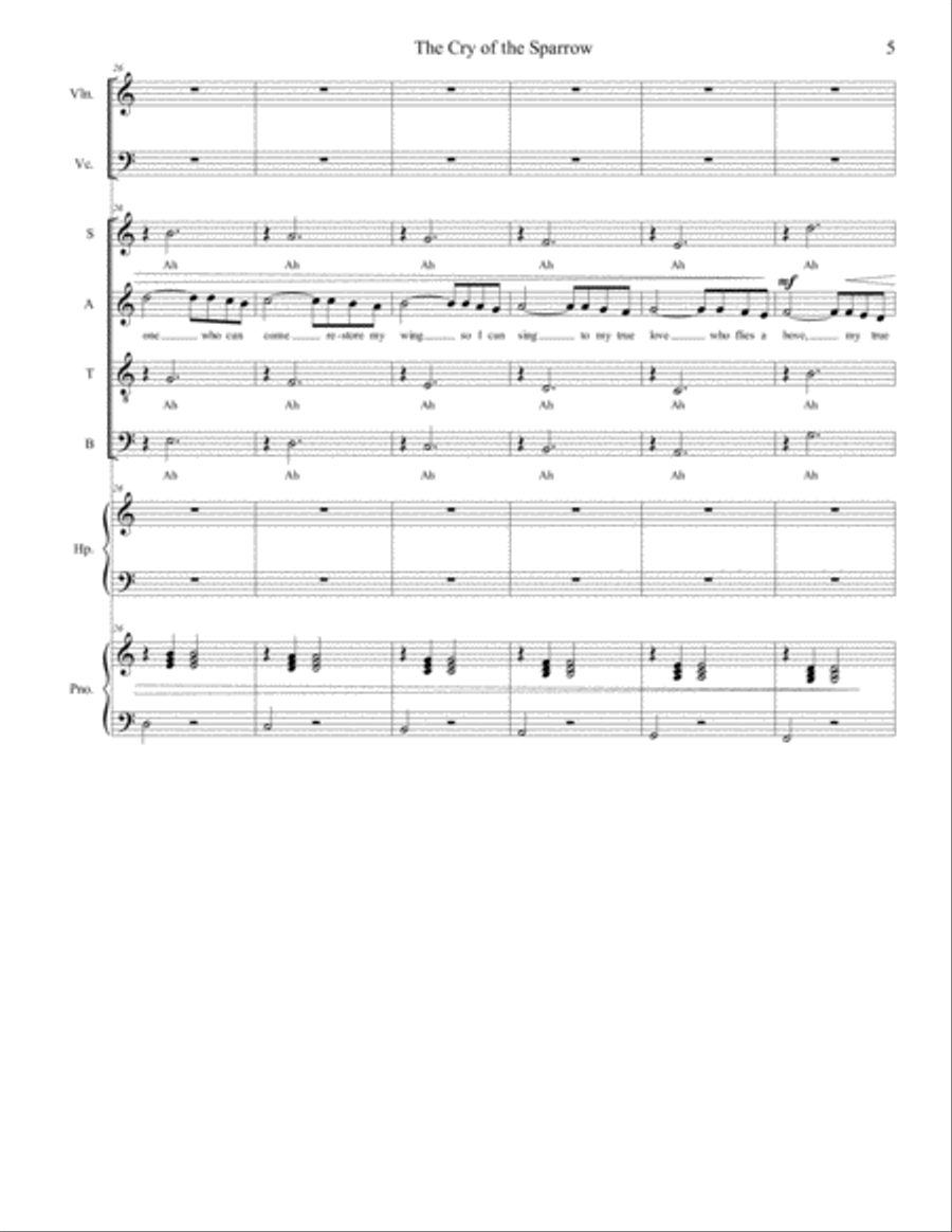The Cry of The Wolves The Cry of The Wolves Small Ensemble scores gallery preview page 5