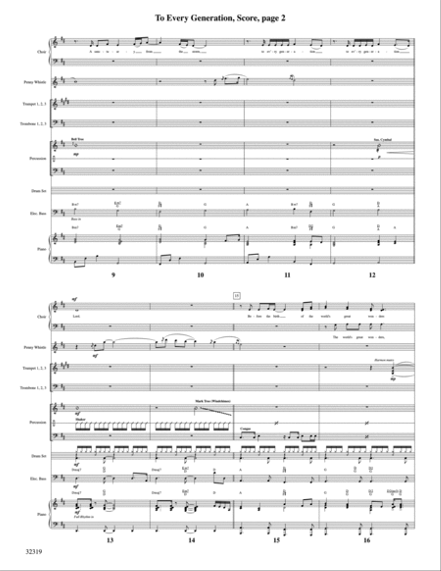 To Every Generation Choir scores gallery preview page 3