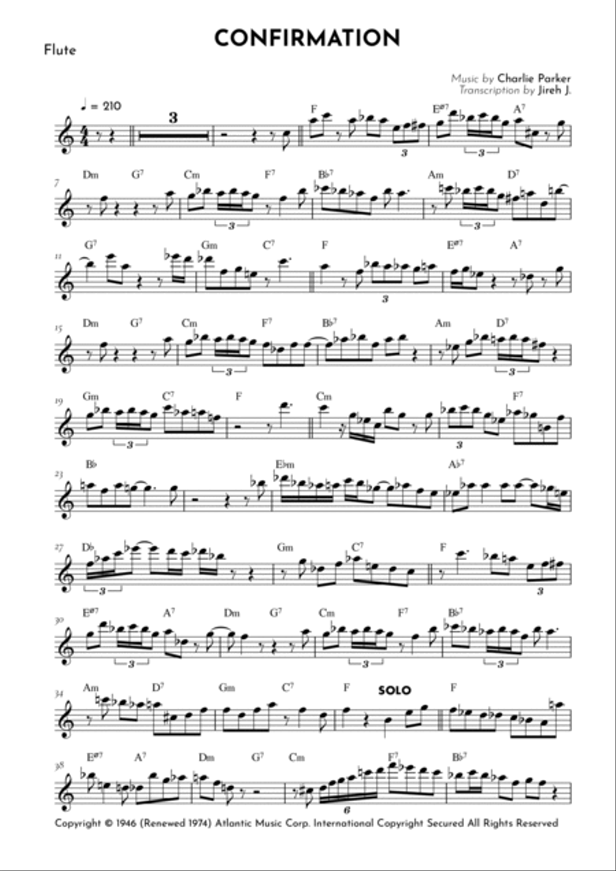 Confirmation Confirmation Flute Solo scores gallery preview page 2