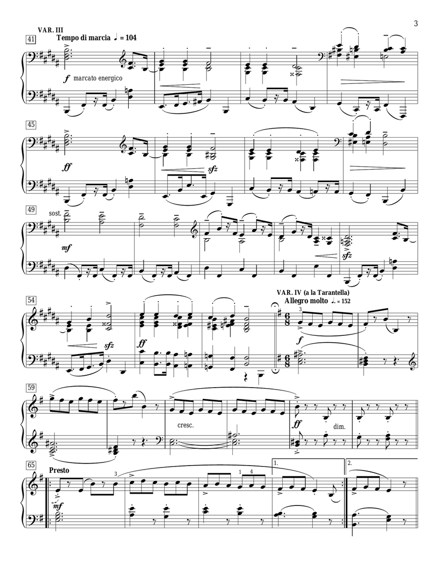 Variations On Twinkle, Twinkle, Little Star Piano Method scores gallery preview page 3