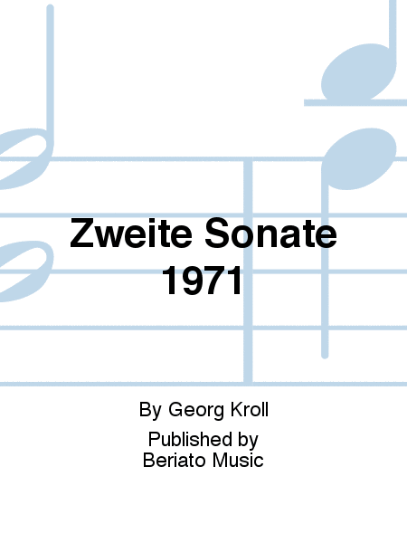 Zweite Sonate 1971