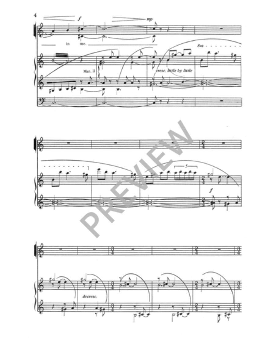 The Lone, Wild Bird Unison Choir scores gallery preview page 5